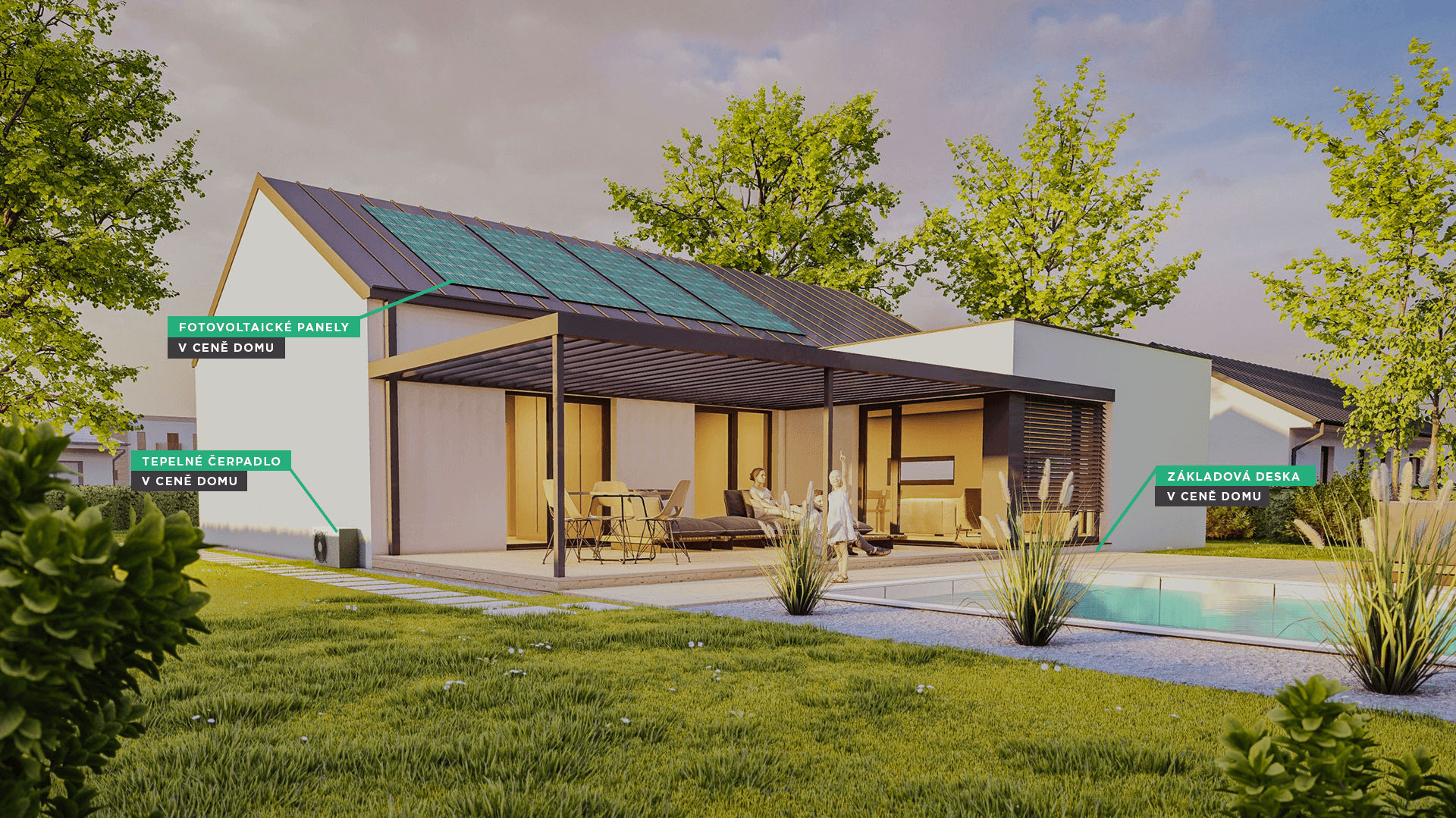 Rodinný dům BUNGALOV 107 Rodinný dům BUNGALOV 107