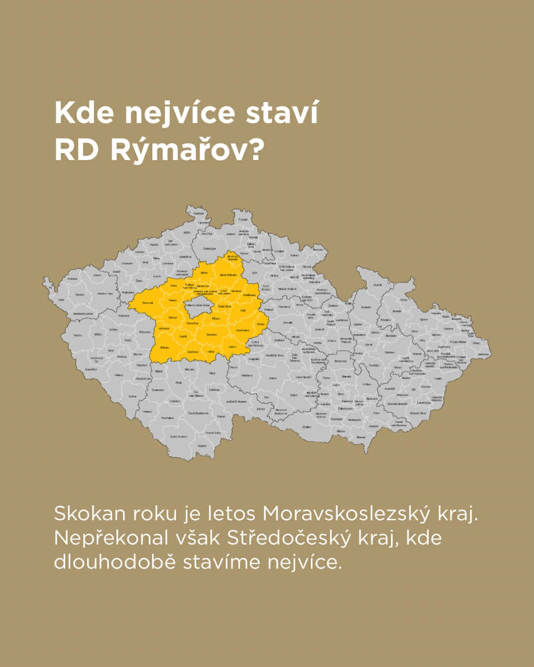 V jakém kraji jsme nejvíce stavěli?