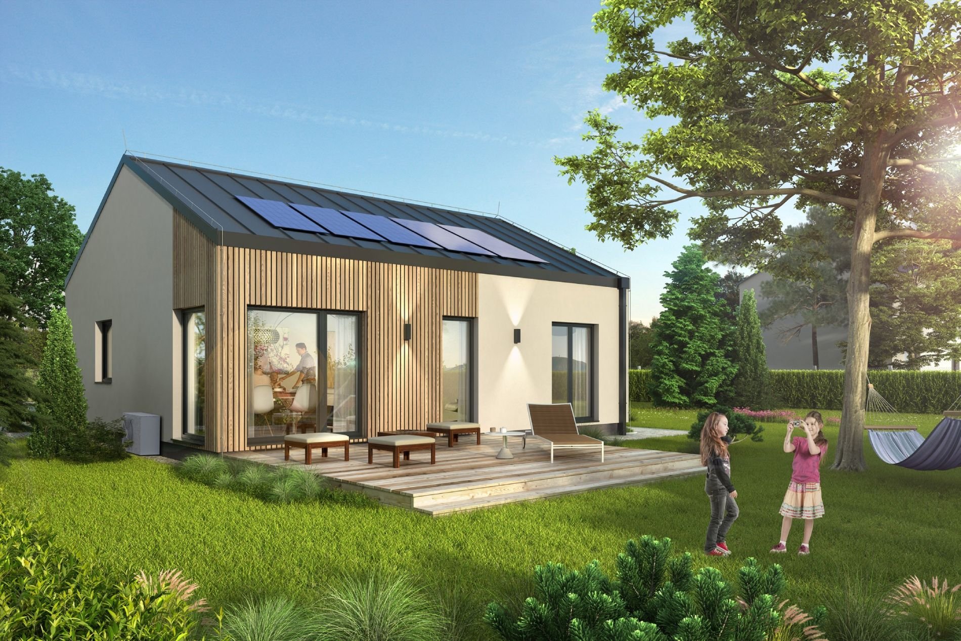 Rodinný dům Bungalov 72, bungalov s podkrovím Rodinný dům Bungalov 72, bungalov s podkrovím