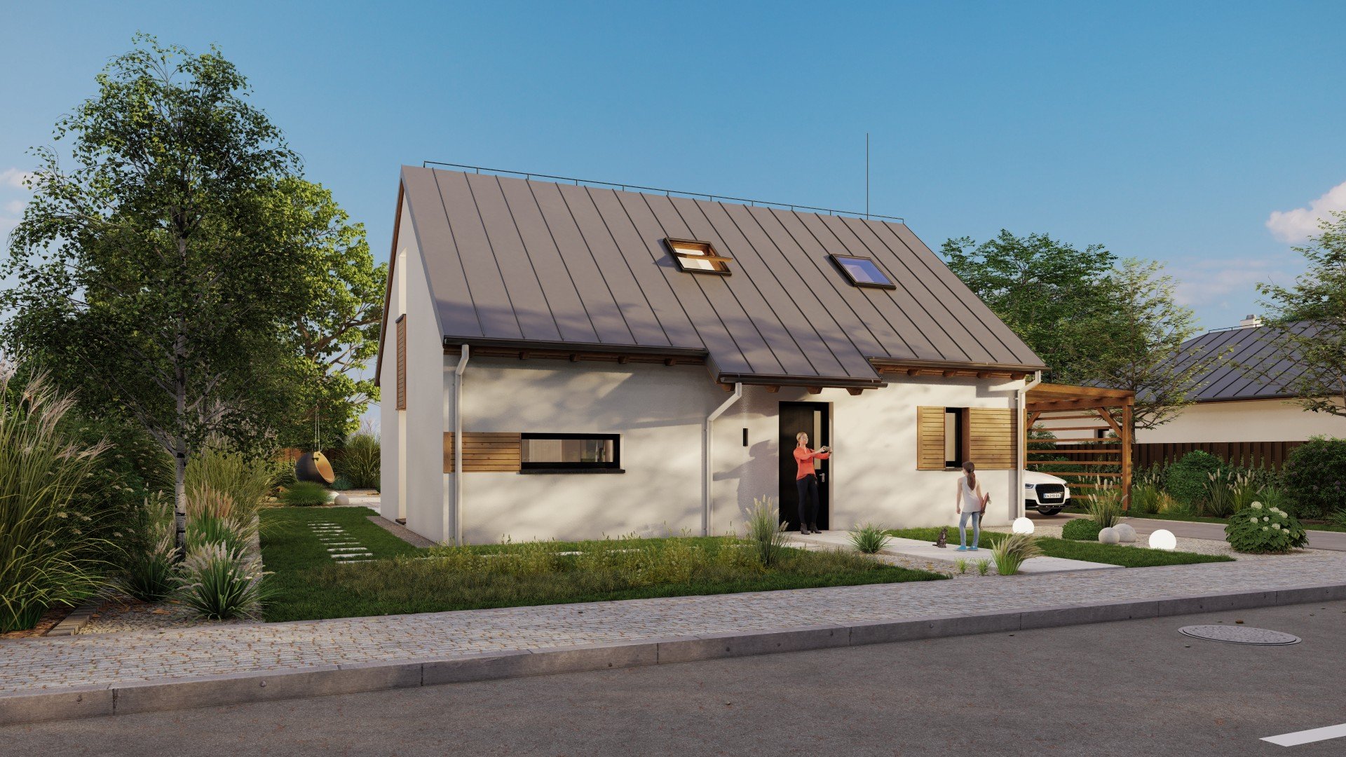 Rodinný dům Bungalov 70, bungalov s podkrovím Rodinný dům Bungalov 70, bungalov s podkrovím
